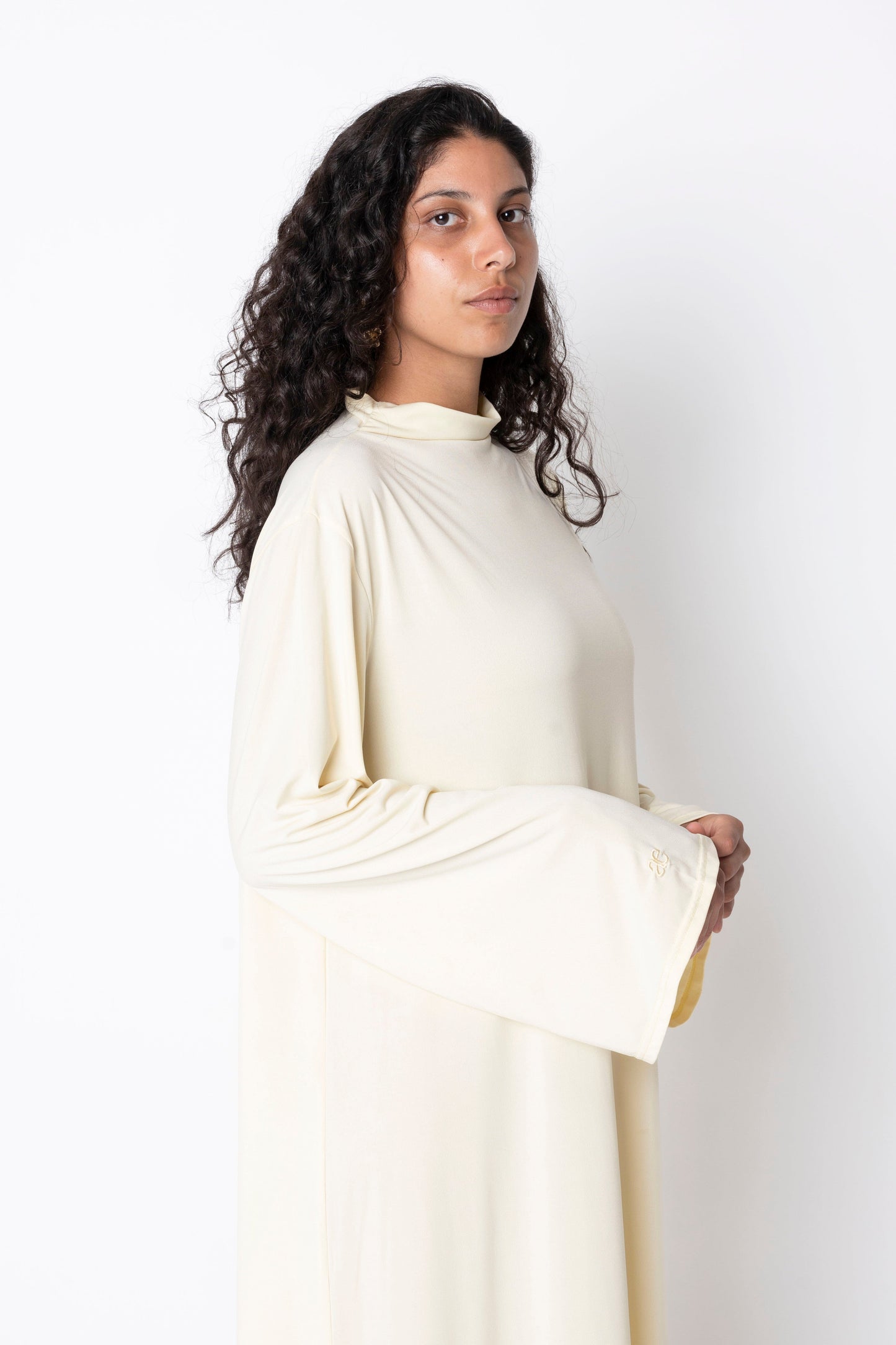 High neck dress aemodeésty.com