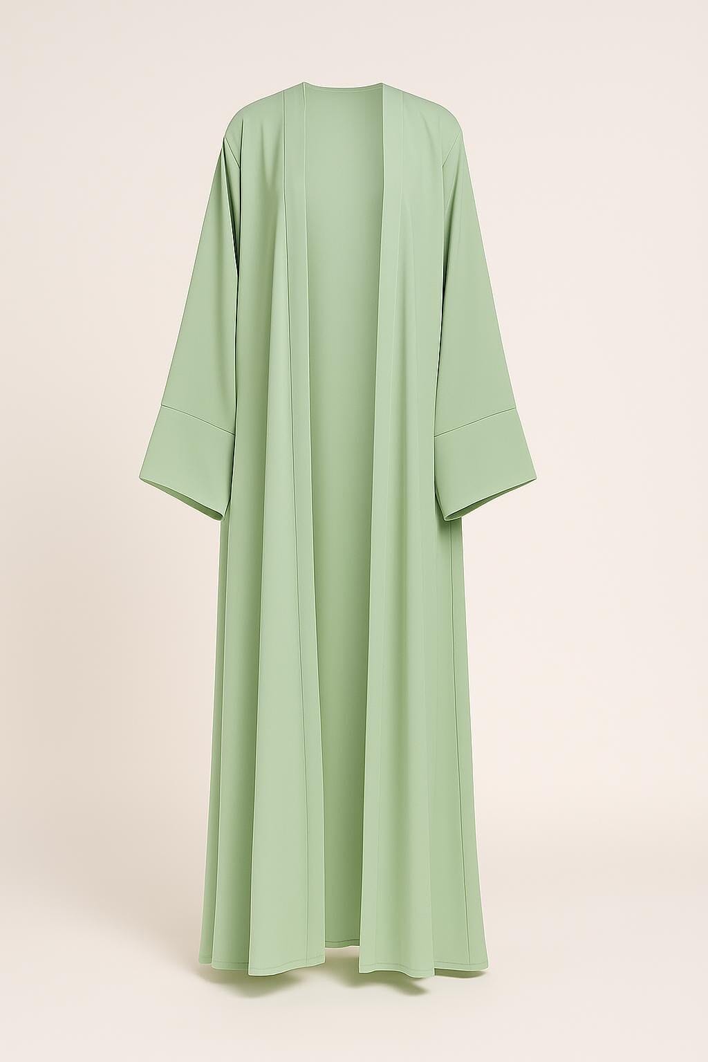 Open Abaya ’MINT’ aemodeésty.com