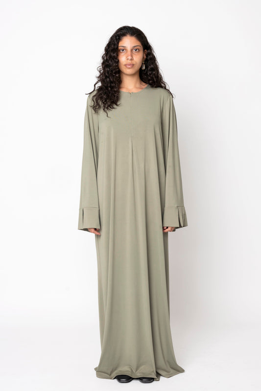 Abaya ’SAGE’ aemodeésty.com 